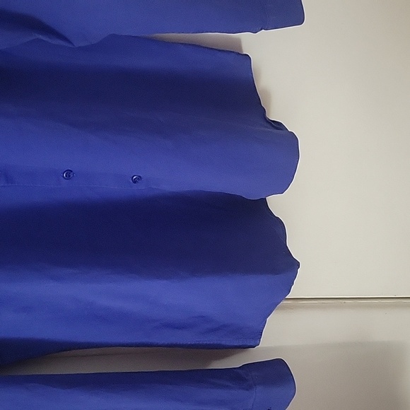 Prada Milano stretch cotton dress shirt color blue size 43/17 - Picture 10 of 14
